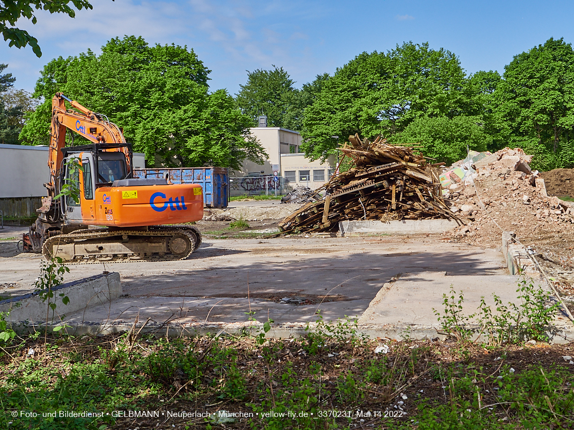 14.05.2022 - Baustelle am Haus für Kinder in Neuperlach